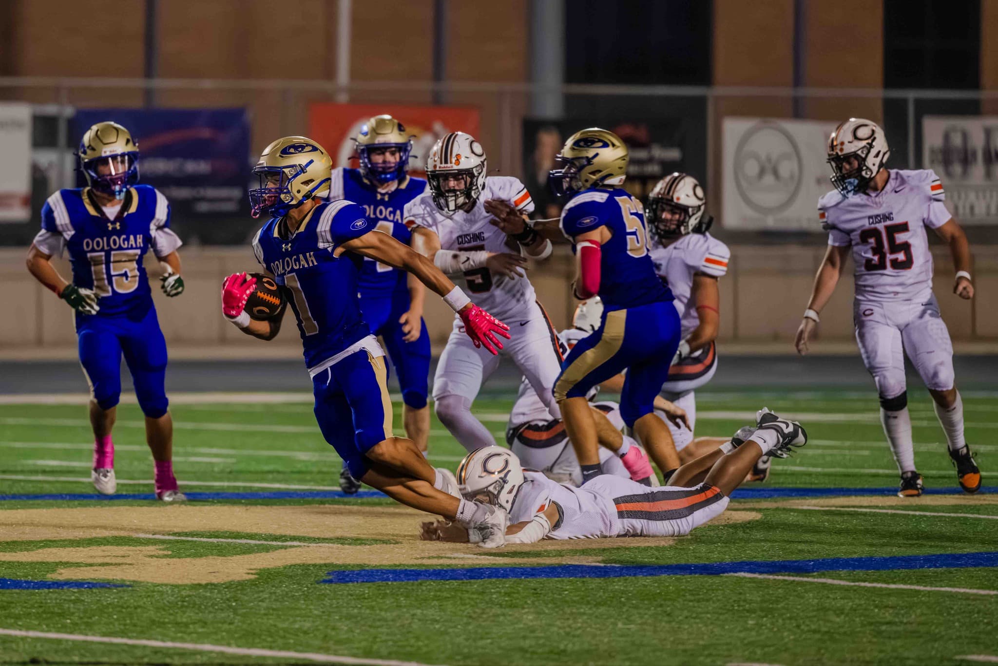 Oologah Mustangs Football roster hero