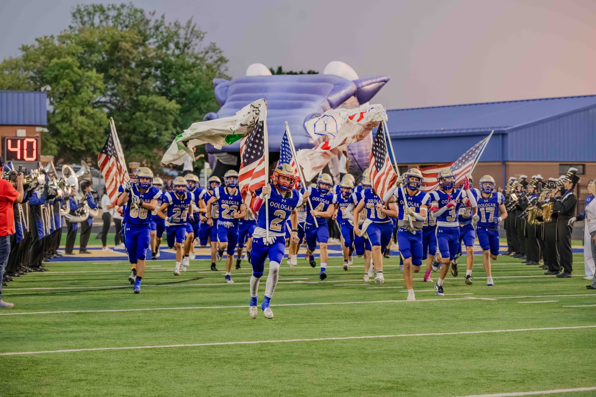 Oologah Mustangs Football schedule hero